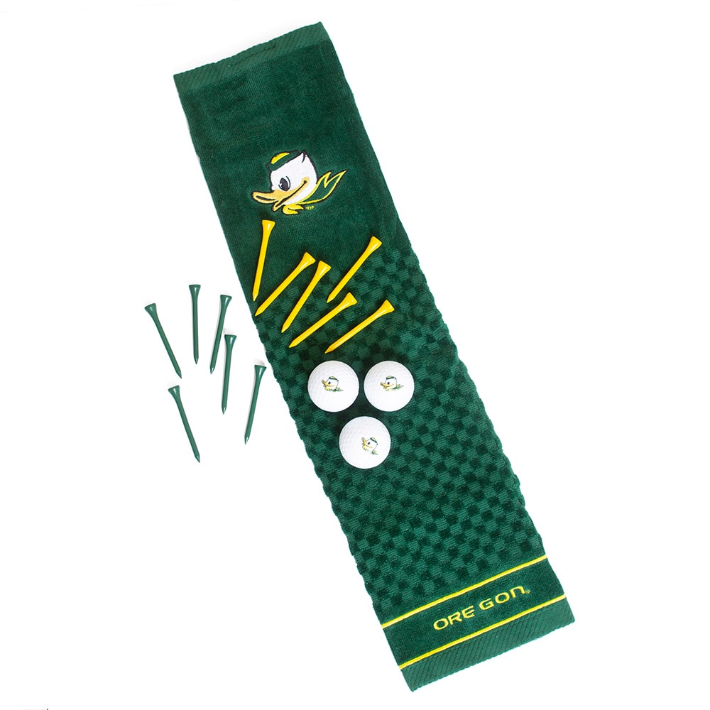 Fighting Duck, Green, Sports Equipment, Sports, Golf, Team Golf, Set, Towel, Balls, tee, 507064